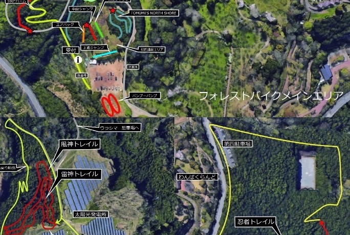 フォレストバイク コースマップ